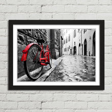 Load image into Gallery viewer, Retro Bike Bicycle Vintage Cobble Street
