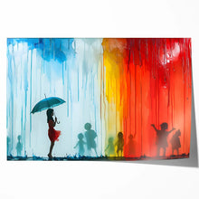 Load image into Gallery viewer, Umbrella Girl Banksy Children Inspired