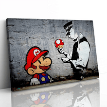 Load image into Gallery viewer, Mario Cop Police Banksy