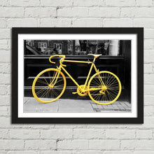 Load image into Gallery viewer, Yellow Bicycle Abstract