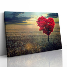Load image into Gallery viewer, Red Heart Tree Abstract