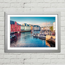Load image into Gallery viewer, Alesund Port Town Norway