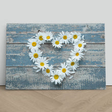 Load image into Gallery viewer, Daisy Flowers Heart Shape