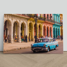 Load image into Gallery viewer, Old Blue Taxi Car Havana