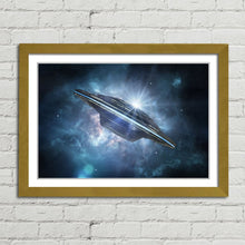 Load image into Gallery viewer, Alien Spaceship UFO in Deep Space