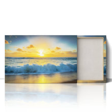 Load image into Gallery viewer, Beach Sunset & Crashing Wave