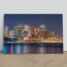 Load image into Gallery viewer, Sydney Harbour Skyline at Night