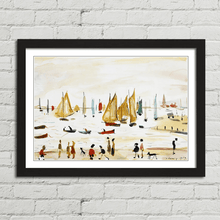 Load image into Gallery viewer, LS Lowry Yachts Painting