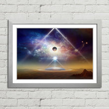 Load image into Gallery viewer, Alien Spaceship Near Planet Earth