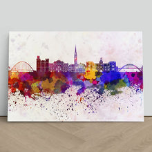 Load image into Gallery viewer, Newcastle Skyline Watercolour Paint