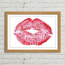 Load image into Gallery viewer, Red Lips Lipstick Kiss