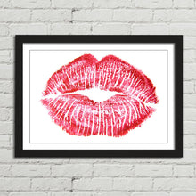 Load image into Gallery viewer, Red Lips Lipstick Kiss