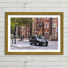 Load image into Gallery viewer, Black Cab on London Street