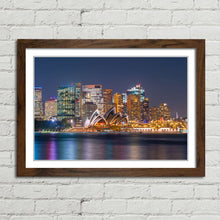 Load image into Gallery viewer, Sydney Harbour Skyline at Night