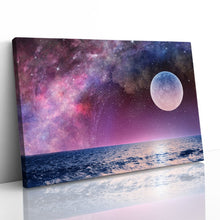 Load image into Gallery viewer, Full Moon in Starry Night Sky