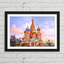 Load image into Gallery viewer, St Basils Cathedral Winter Red Square Moscow