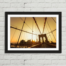 Load image into Gallery viewer, Brooklyn Bridge New York City Sunset