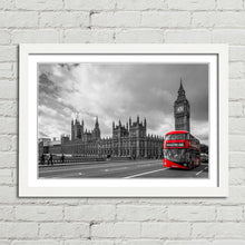 Load image into Gallery viewer, Red Bus at Big Ben London