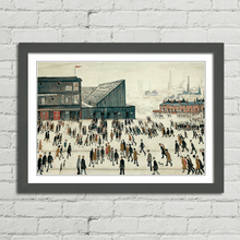 Load image into Gallery viewer, LS Lowry Going To The Match Painting