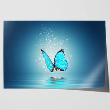 Load image into Gallery viewer, Blue Butterfly Over Water
