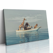 Load image into Gallery viewer, Wild Animals in a Boat