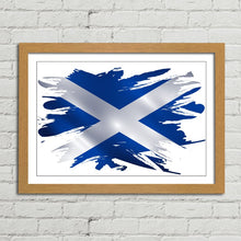 Load image into Gallery viewer, Scotland Flag Brush Paint