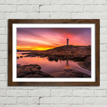 Load image into Gallery viewer, Subbe Lighthouse at Sunset