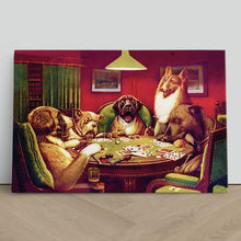 Load image into Gallery viewer, Dogs Playing Cards Coolidge Vintage