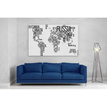 Load image into Gallery viewer, World Map with Country Names