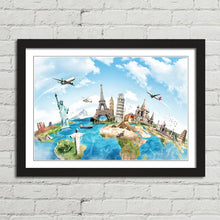 Load image into Gallery viewer, Travel the World Monuments Map