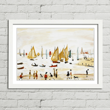 Load image into Gallery viewer, LS Lowry Yachts Painting