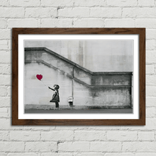 Load image into Gallery viewer, Banksy Heart Balloon Girl