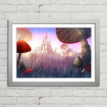 Load image into Gallery viewer, Mushrooms Alice in Wonderland