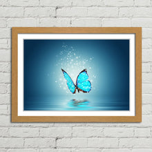 Load image into Gallery viewer, Blue Butterfly Over Water