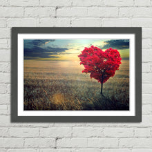 Load image into Gallery viewer, Red Heart Tree Abstract