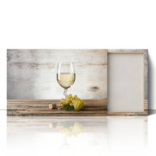 Load image into Gallery viewer, Glass of White Wine and Grapes