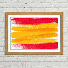 Load image into Gallery viewer, Spain Flag Brush Paint
