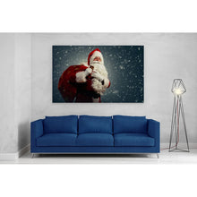 Load image into Gallery viewer, Santa Claus Sack of Presents Snow Christmas