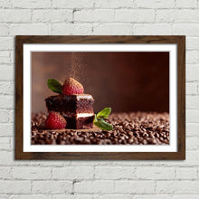 Load image into Gallery viewer, Chocolate Cake with Raspberry and Mint