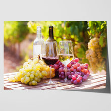 Load image into Gallery viewer, Glasses of Red and White Wine Grapes