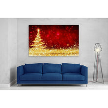 Load image into Gallery viewer, Shining Christmas Tree with Golden Glitter