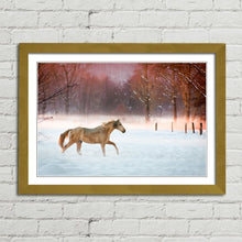 Load image into Gallery viewer, Horse Running in Snow