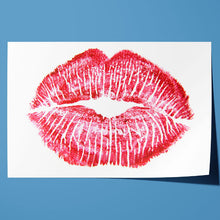 Load image into Gallery viewer, Red Lips Lipstick Kiss
