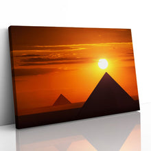 Load image into Gallery viewer, Pyramids in Sunset Giza Cairo