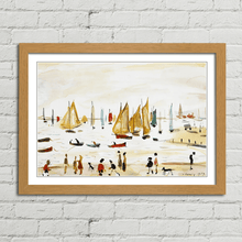 Load image into Gallery viewer, LS Lowry Yachts Painting