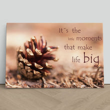 Load image into Gallery viewer, Fir Cone Positive Motivational Quote