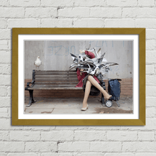 Load image into Gallery viewer, Banksy Seagull Attack