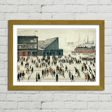 Load image into Gallery viewer, LS Lowry Going To The Match Painting