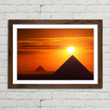 Load image into Gallery viewer, Pyramids in Sunset Giza Cairo