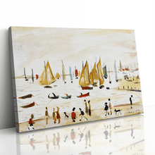 Load image into Gallery viewer, LS Lowry Yachts Painting